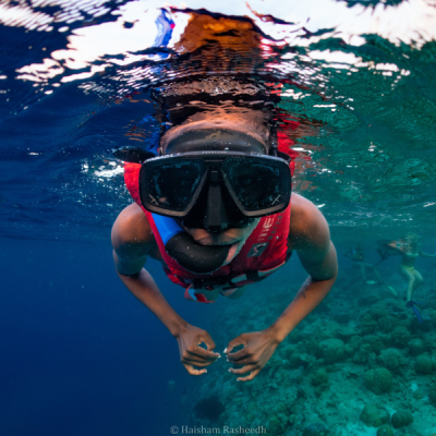 Snorkel time in the Maldives!